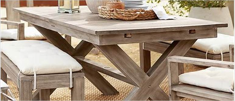 Pottery barn outdoor table